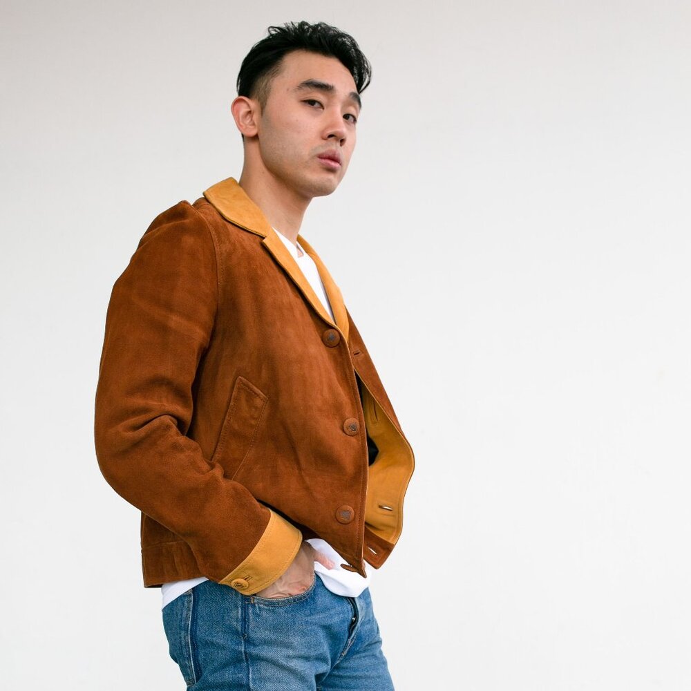 $3 START THURSDAY 9/19 @ 2pm: Lanvin Brown Suede Jacket